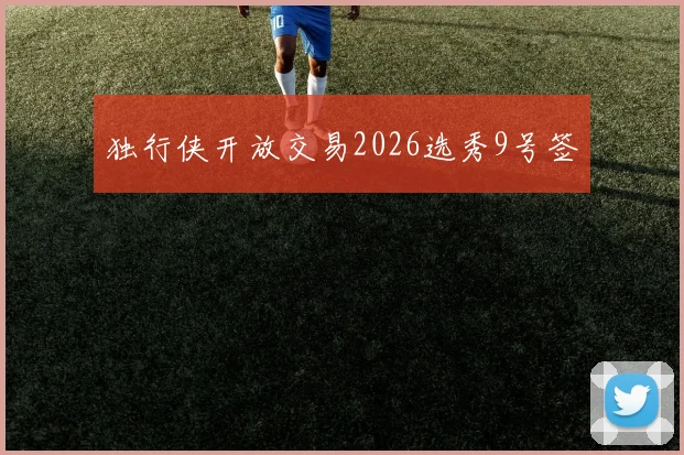 独行侠开放交易2026选秀9号签
